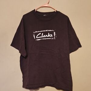 Clarks Brown Short-Sleeve Tee with White Logo